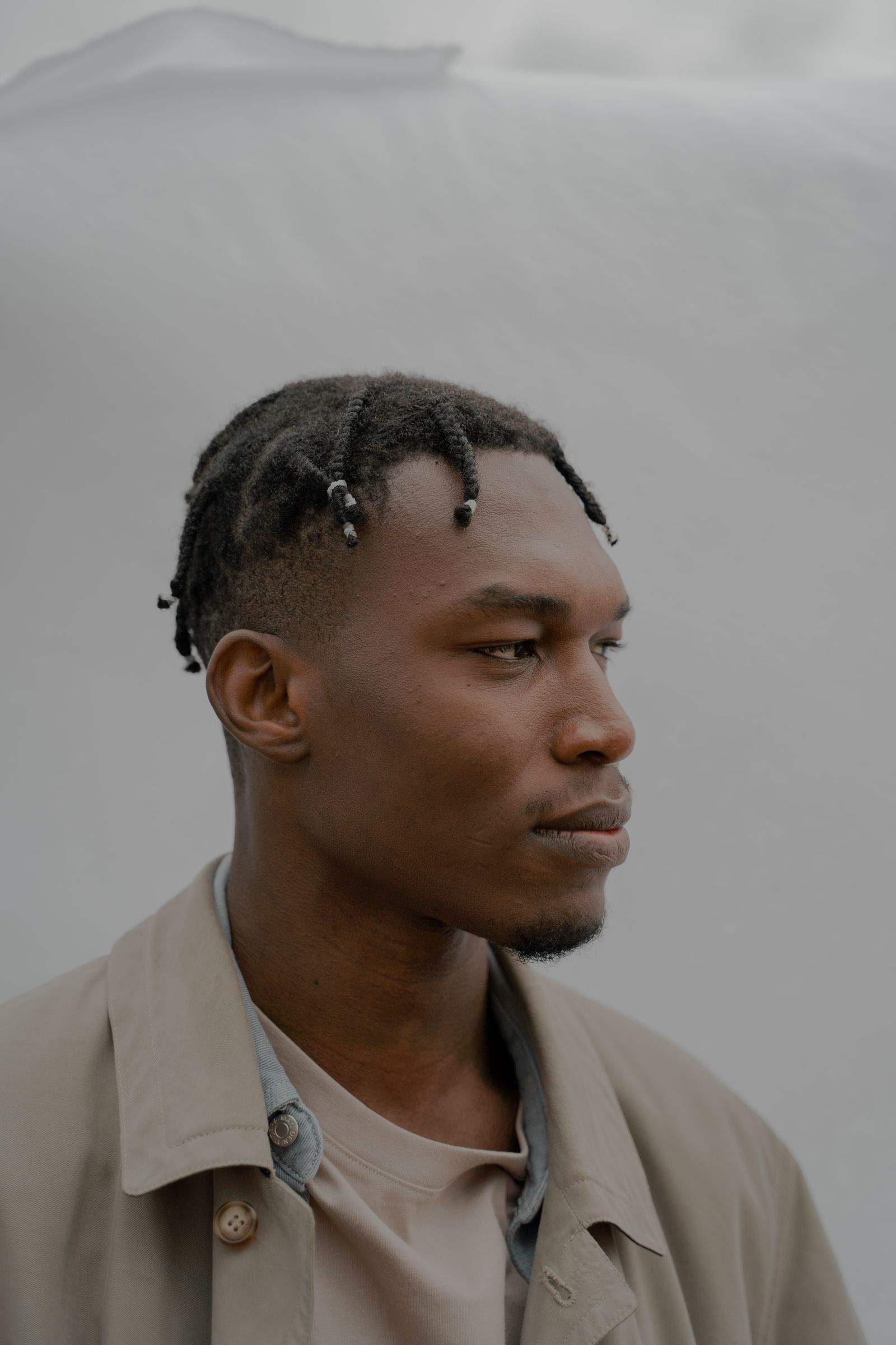 Clean men's cut and styling